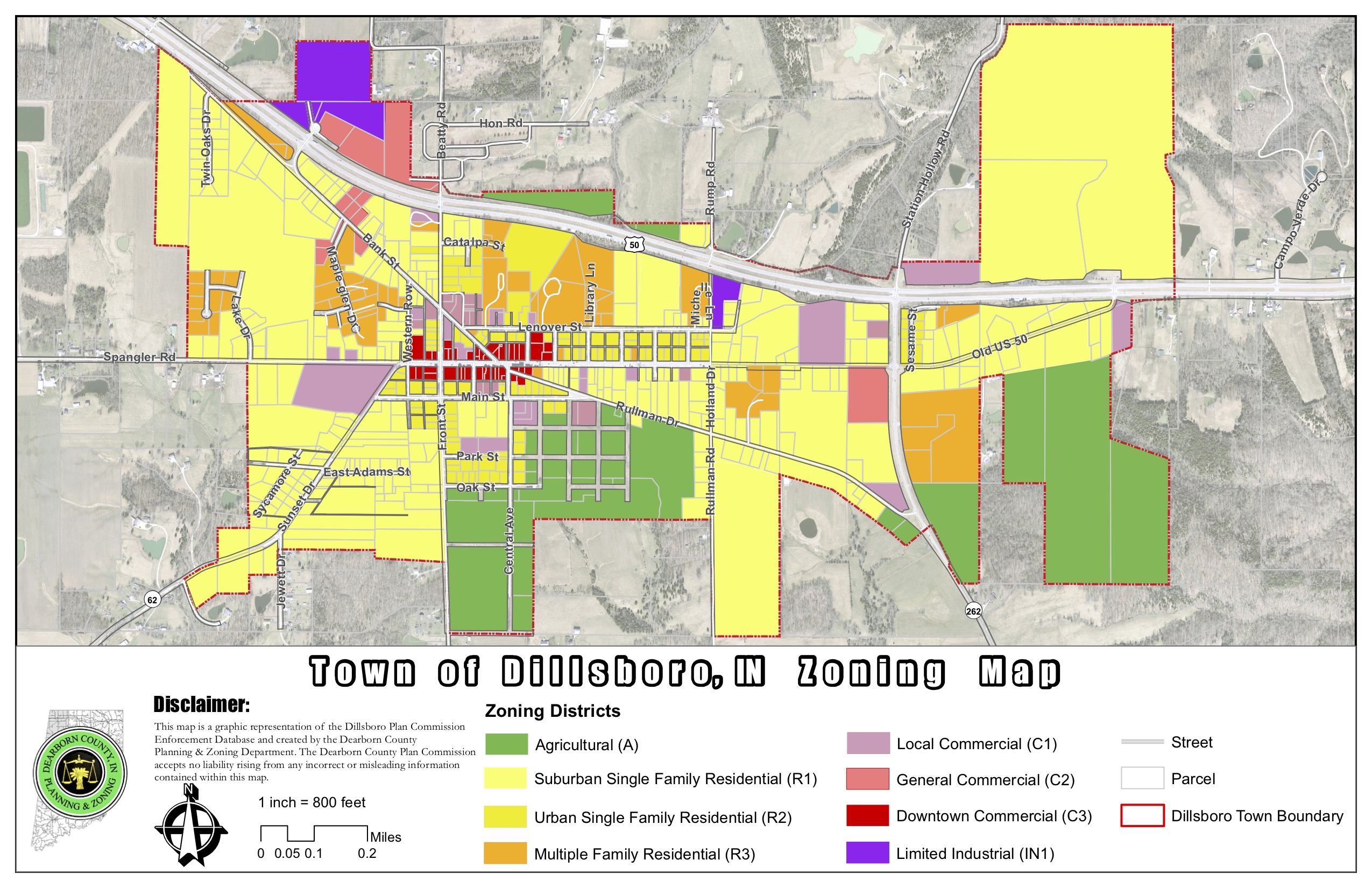 Dillsboro map